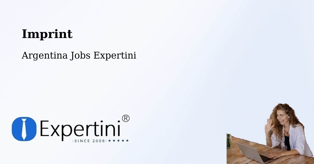Imprint – La Paz - Argentina Jobs Expertini