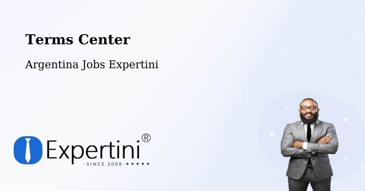 Terms of Service – La Paz - Argentina Jobs Expertini